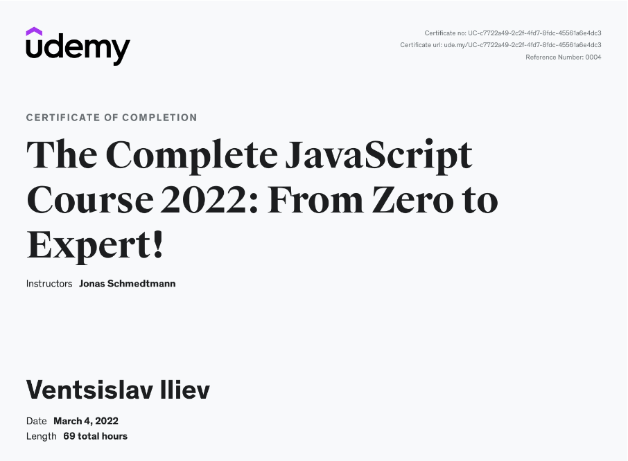 Complete JavaScript Course